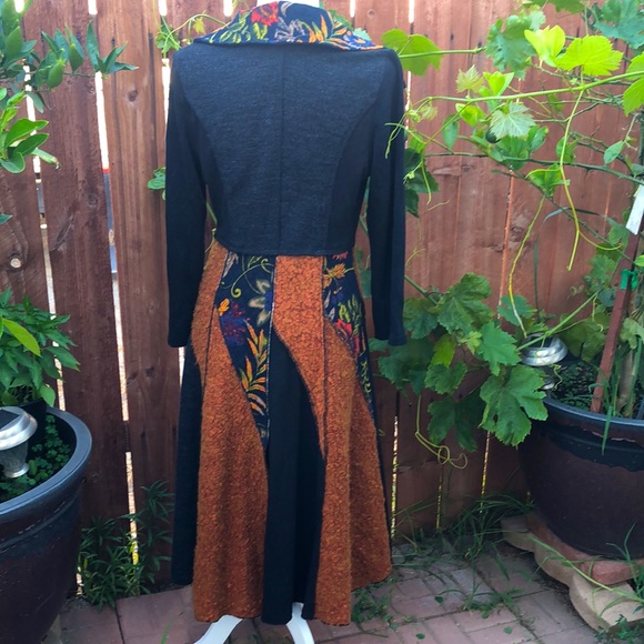 Long patchwork cardigan no tags inside fits medium - Picture 4 of 6